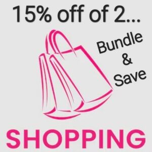 15% off Bundle of 2...